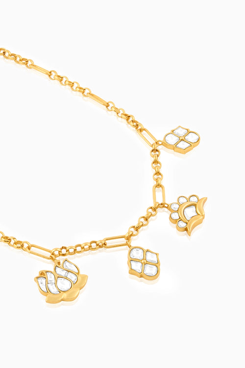 Noor Polki Charm Necklace
