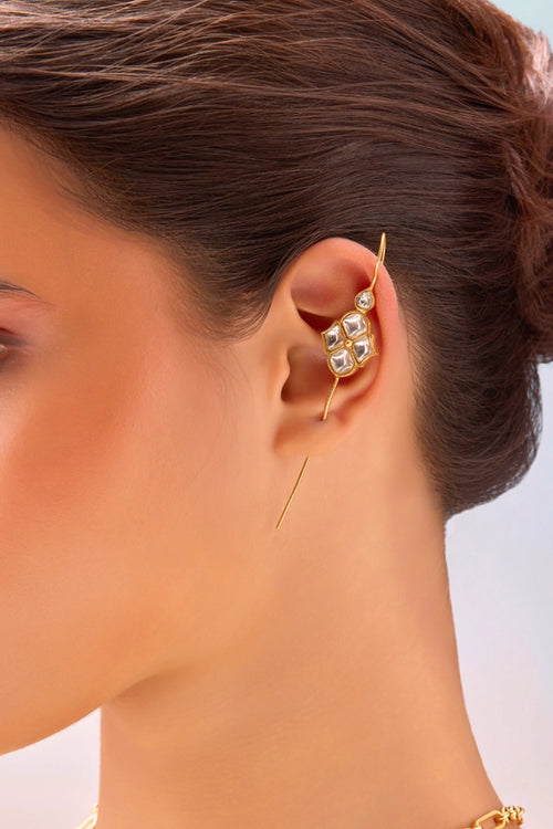 Noor Polki Earcuff (Pair)