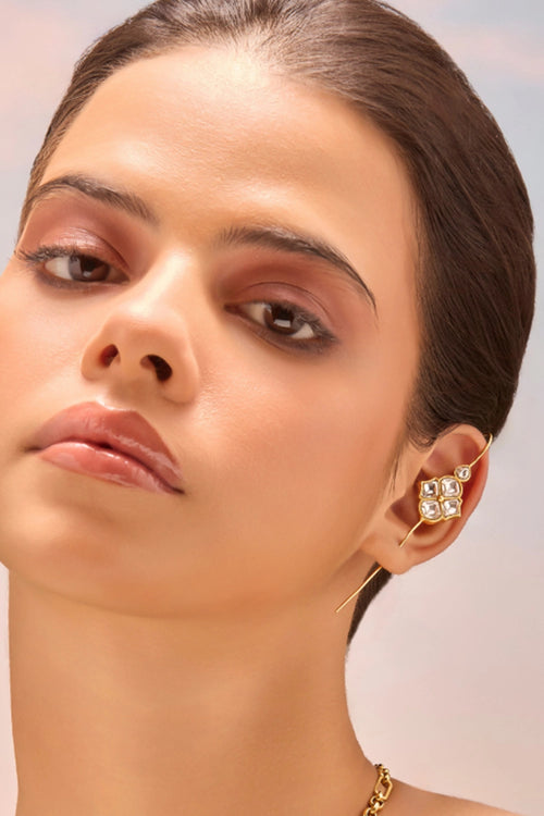 Noor Polki Earcuff (Pair)