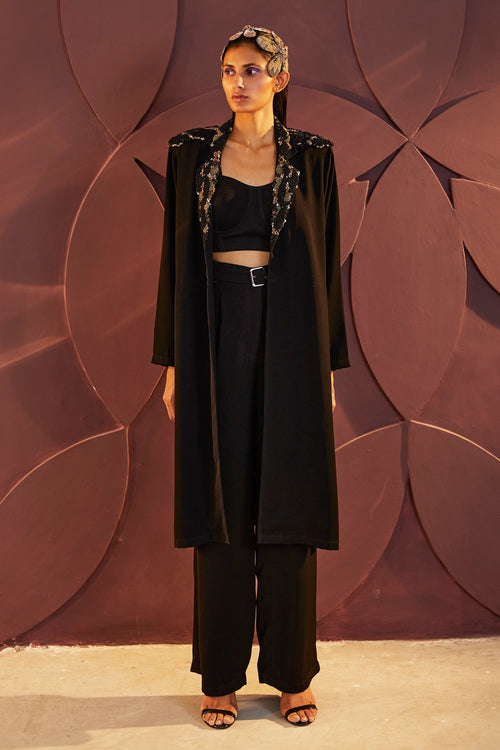 Noir Trench Co-ord Set
