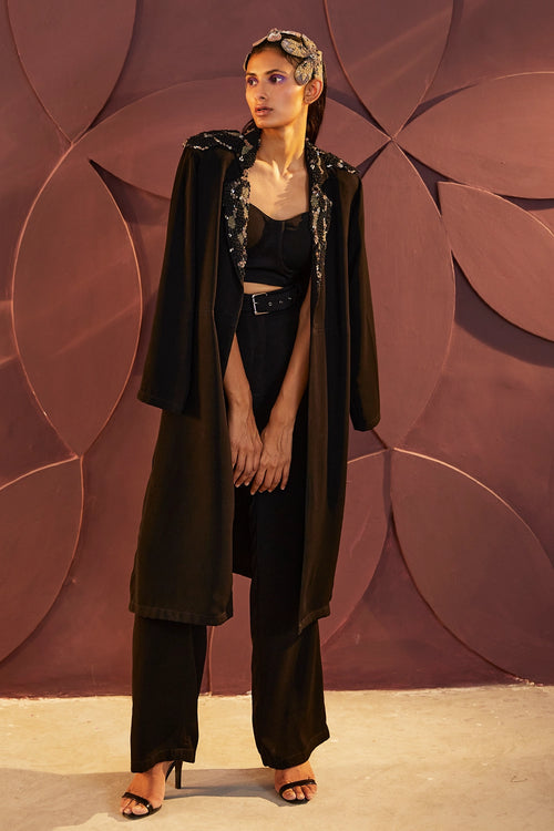 Noir Trench Co-ord Set