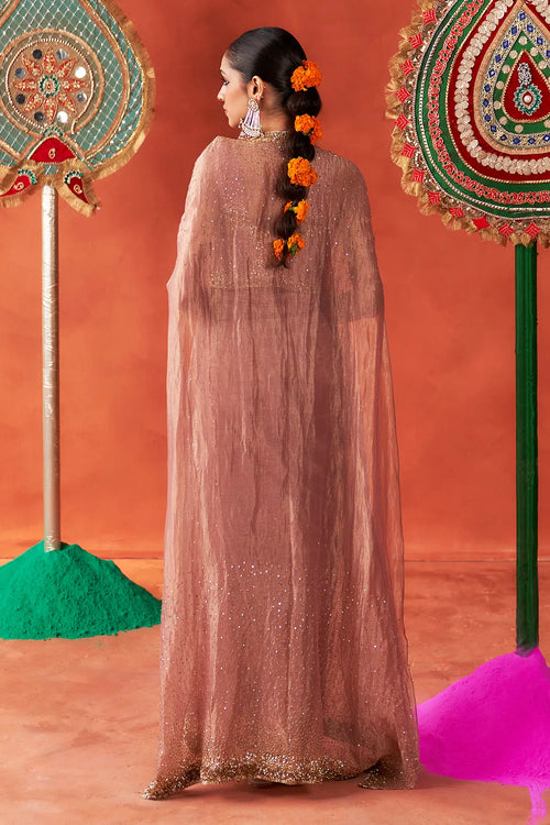 Heer Cape Saree Set - The Sverve