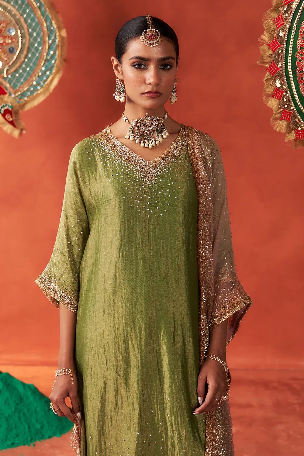 Zehra Green Kurta Set - The Sverve