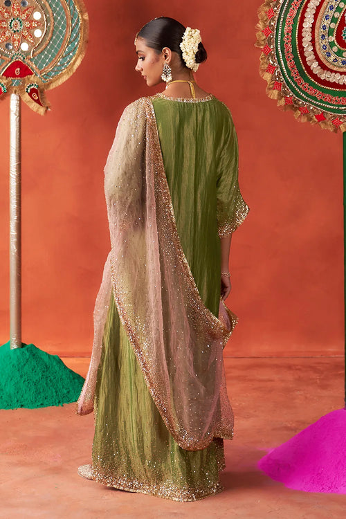 Zehra Green Kurta Set - The Sverve