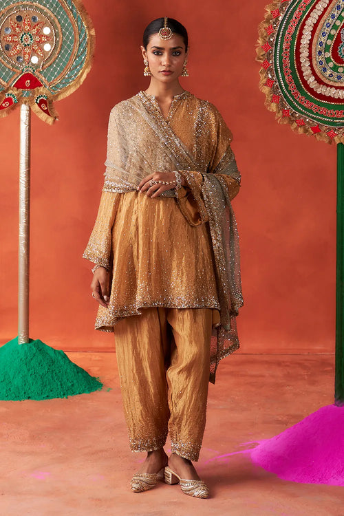 Sunehri Kurta Set - The Sverve