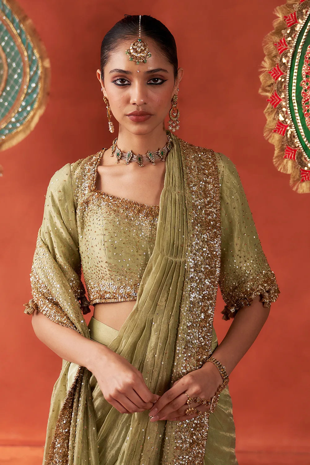 Sage Pakeezah Saree - The Sverve