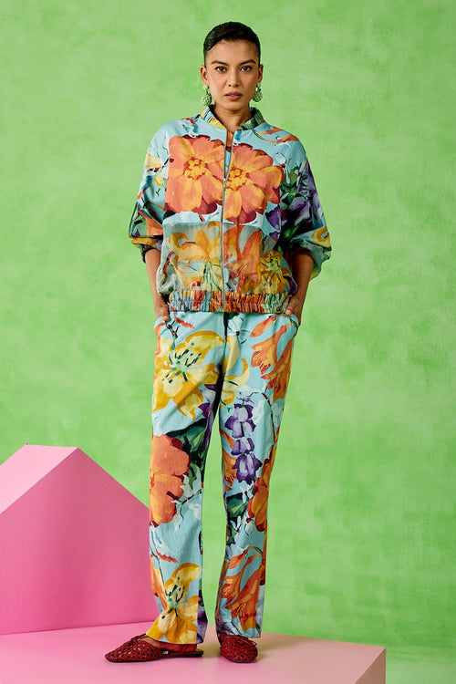Blue Marea Co-ord Set