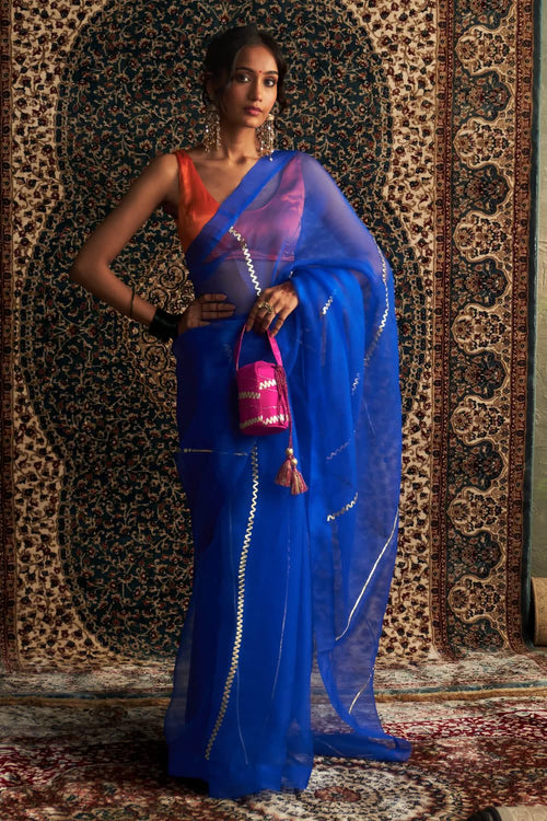Prarambh Embroidered Saree with Blouse