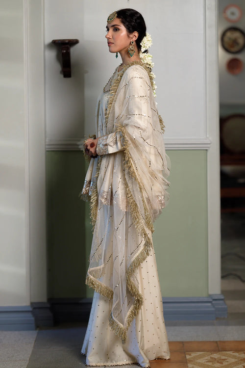 Afreen Stone Mukaish Silkmul Embroidered Kurta Set