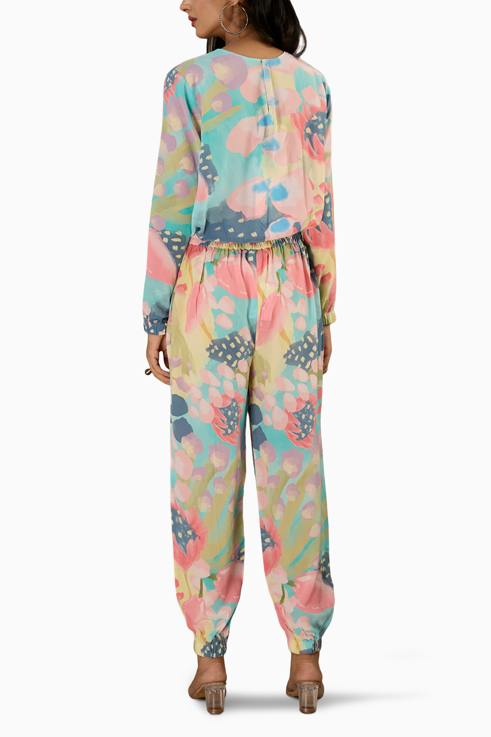 Euphoria Printed Top With Jogger Pant