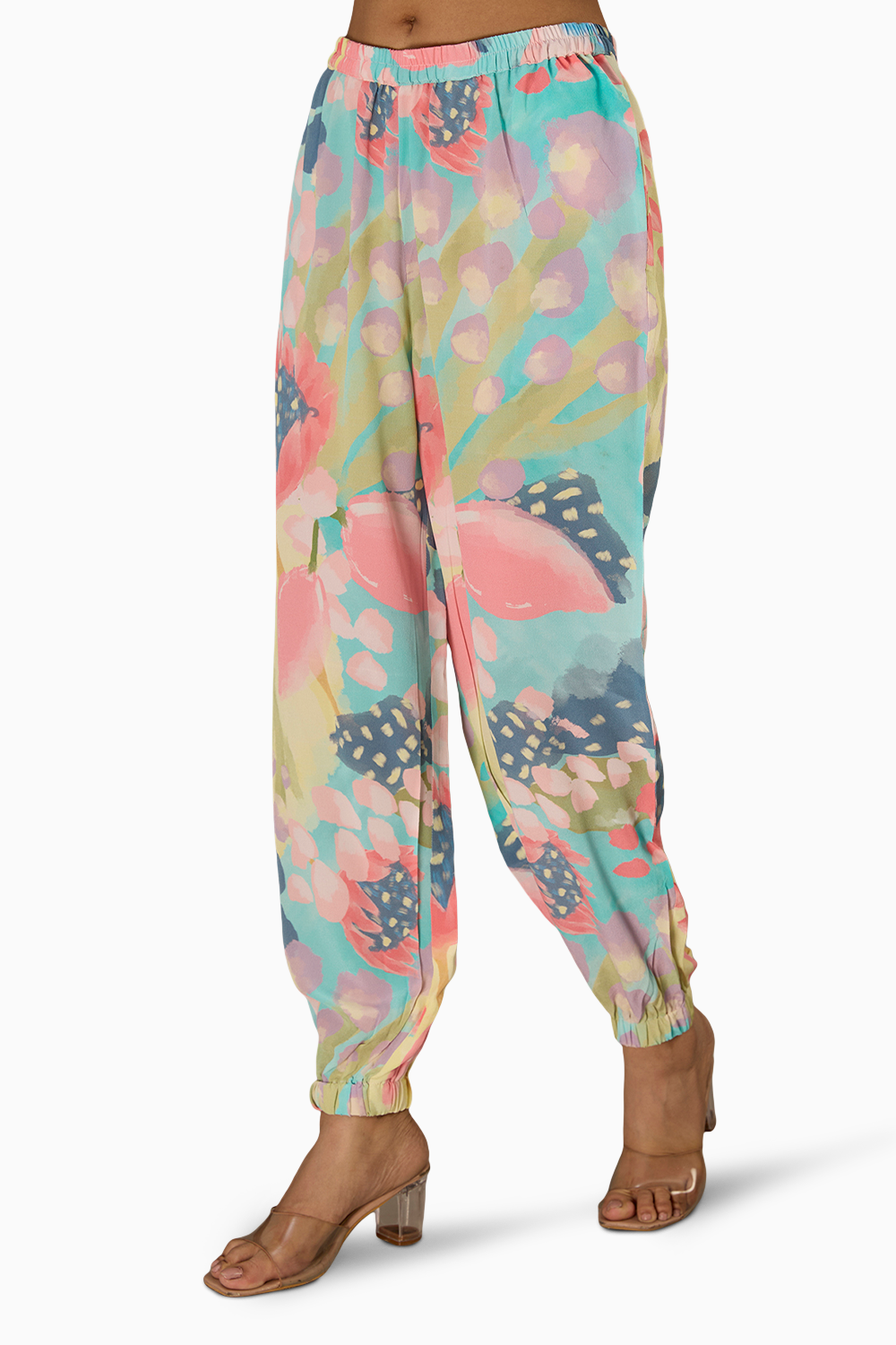 Euphoria Printed Top With Jogger Pant