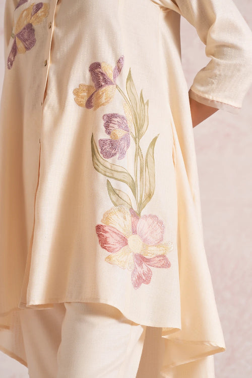 Painted Petals Parchment Ice Cream Cone  Co-ord
