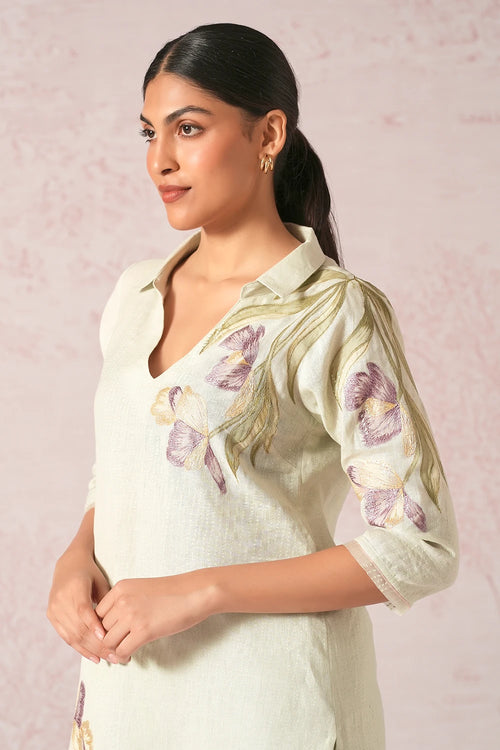 Painted Petals Bonny Kurta Set