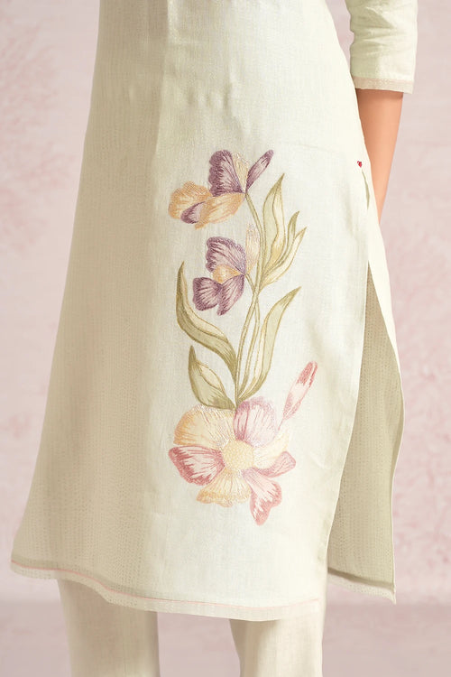 Painted Petals Bonny Kurta Set
