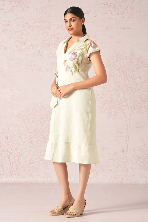 Painted Petals Bonny Wrap Dress