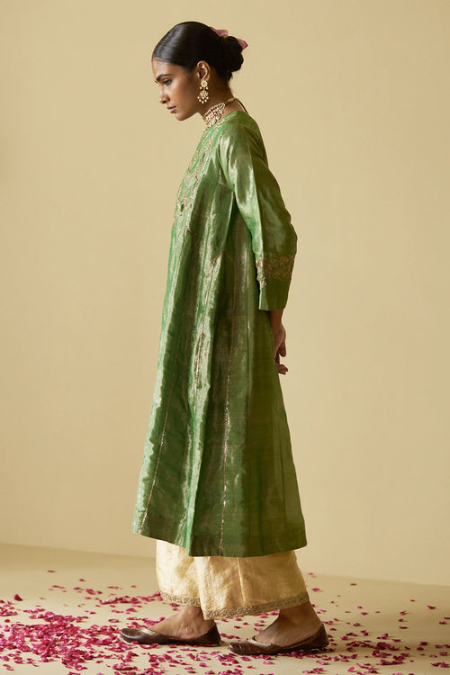 Panna Falaknuma Tissue Kurta Set