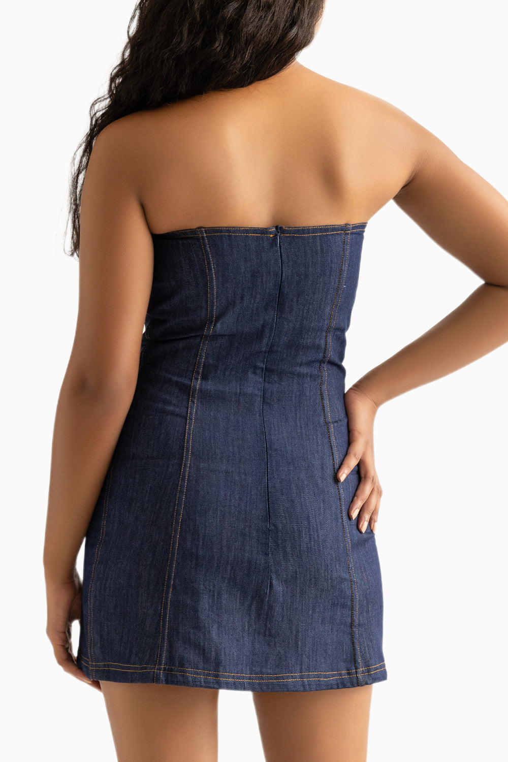 Paros Dark Denim Dress