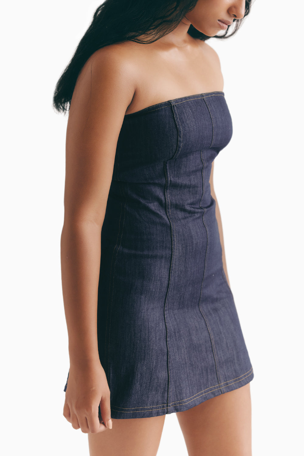 Paros Dark Denim Dress