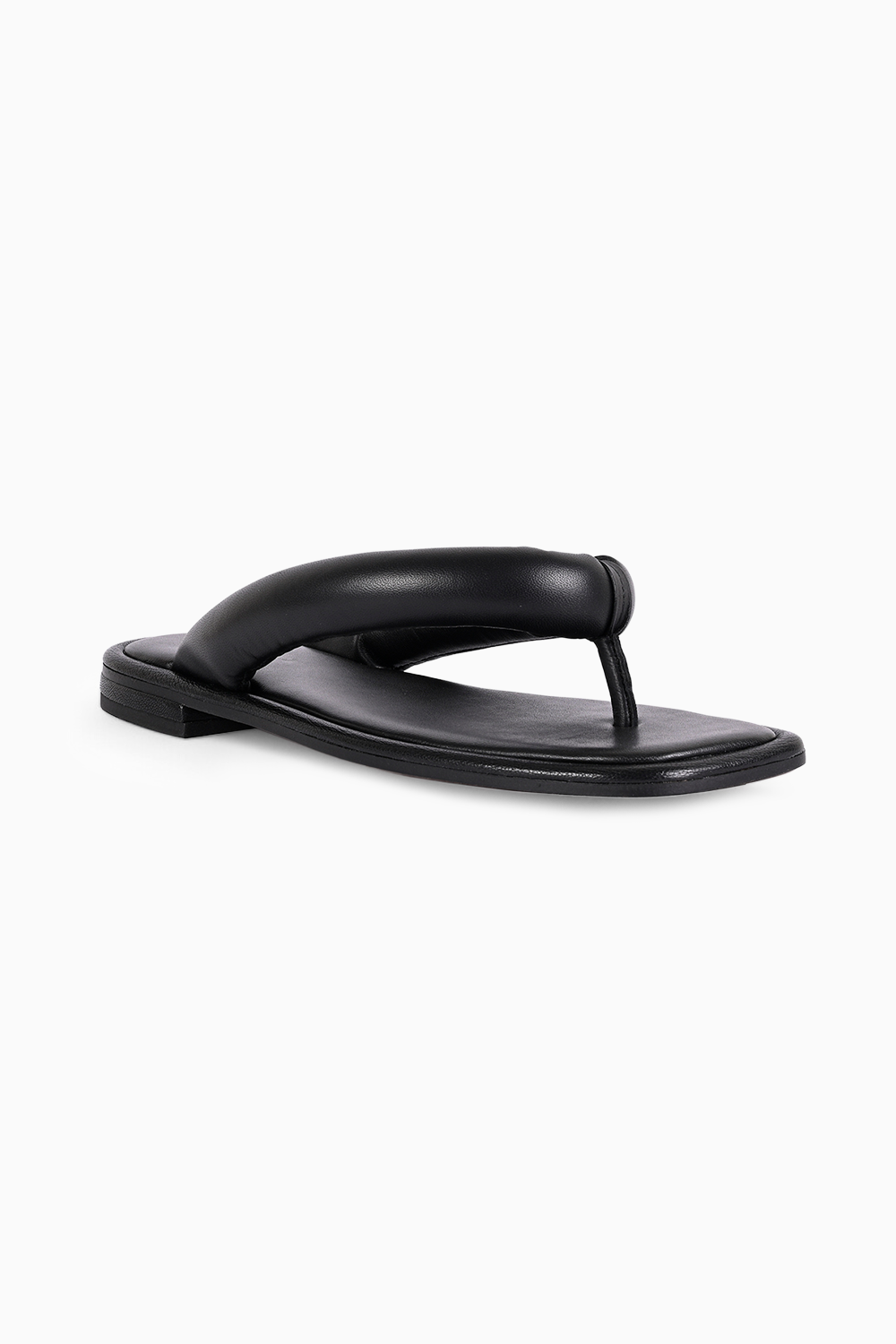 Patrick Black Leather Flats