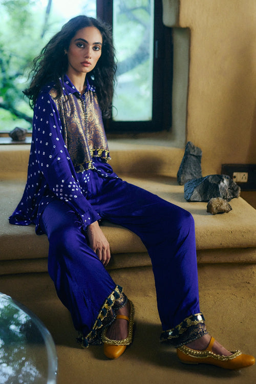 Pavitra Blue Co-ord Set