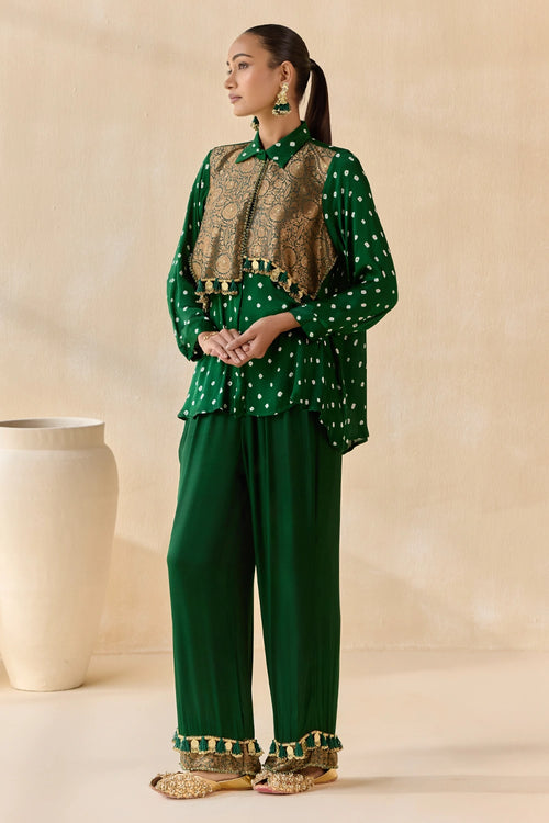 Pavitra Green Co-ord Set