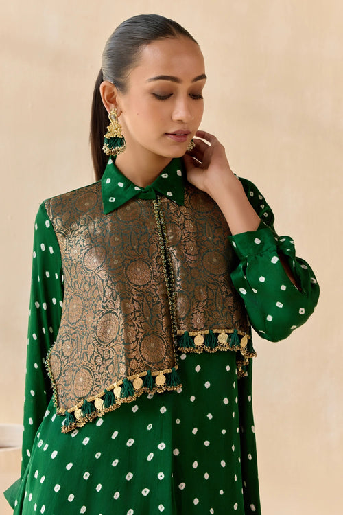 Pavitra Green Co-ord Set