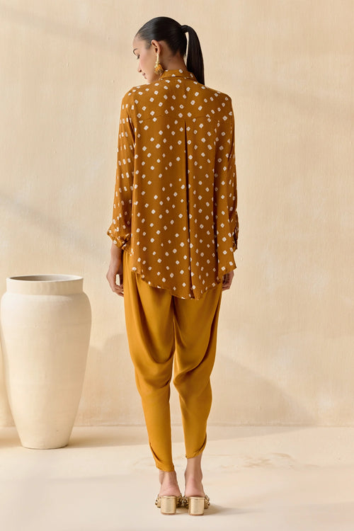 Pavirtra Mustard Co-ord Set