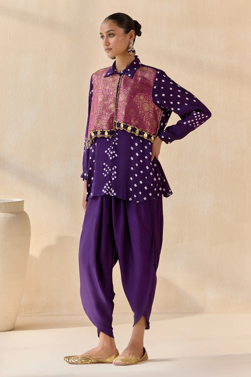 Pavirta Purple Co-ord Set