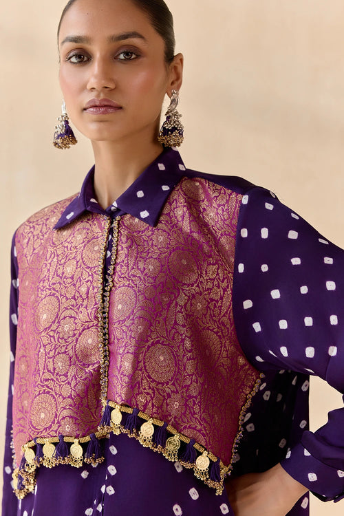 Pavirta Purple Co-ord Set