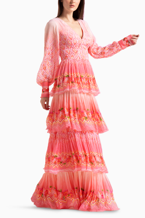 Peach Bud and Bloom Dress