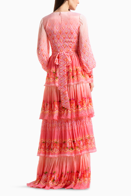 Peach Bud and Bloom Dress