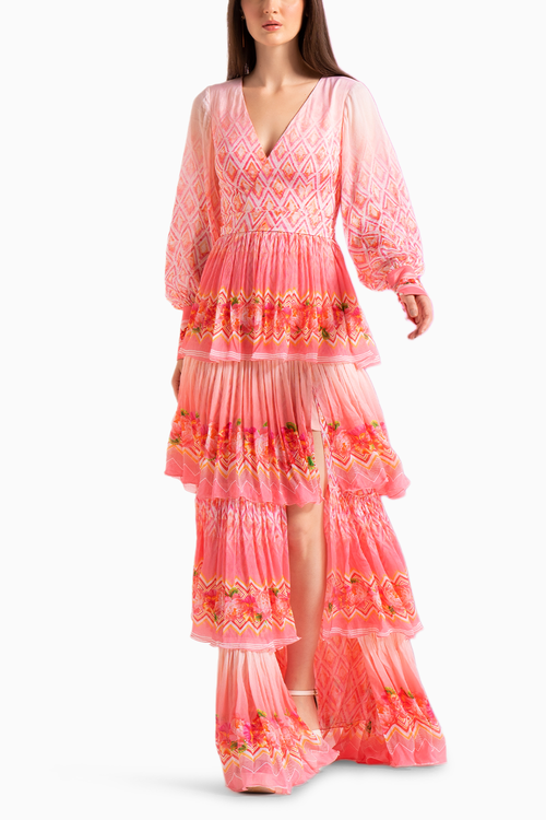 Peach Bud and Bloom Dress