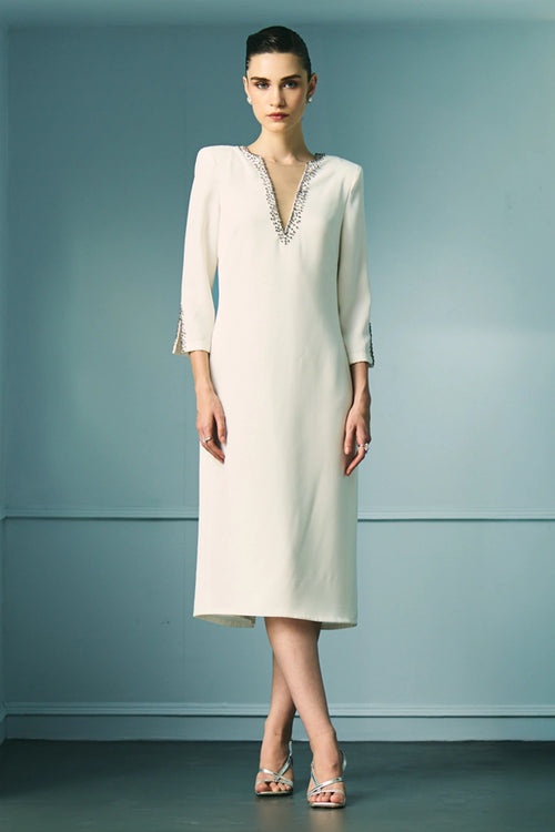 Pearl Twilight White Dress