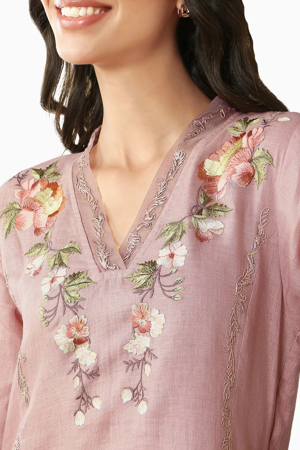 Quartz Peony Parade Kurta Set