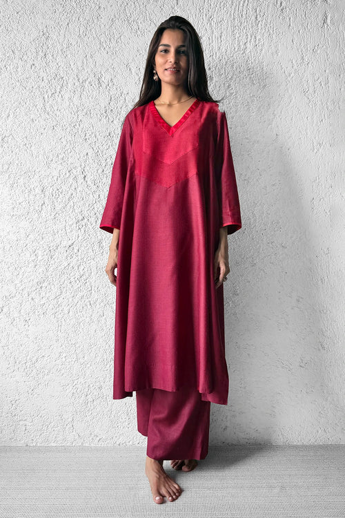 Pheran Yoke Shift Tunic