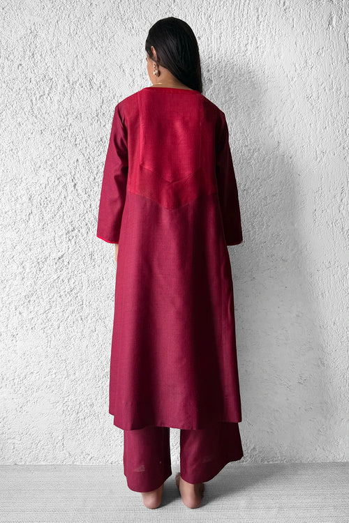 Pheran Yoke Shift Tunic