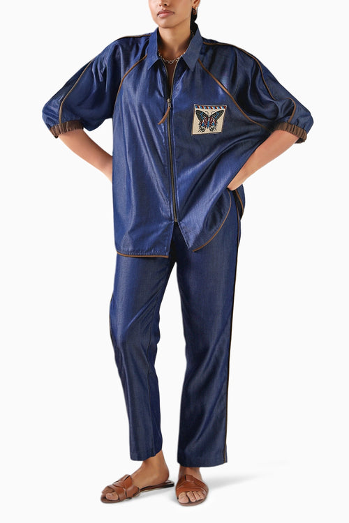 Dash Blue Co-ord Set
