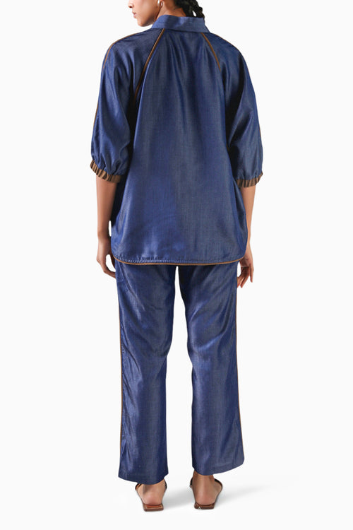 Dash Blue Co-ord Set