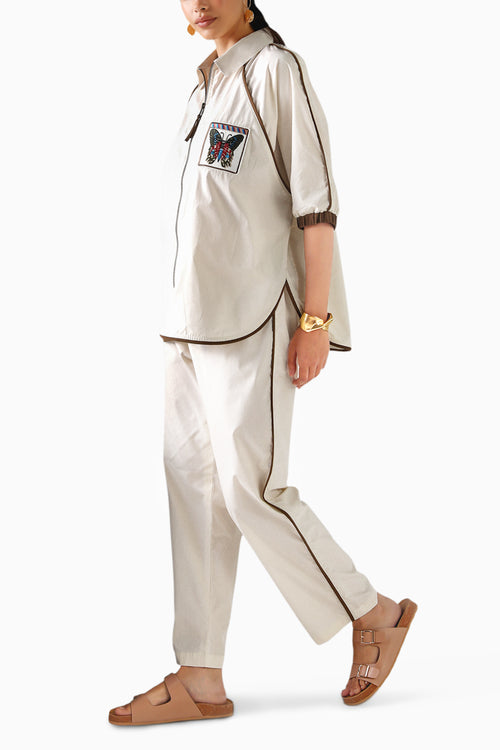 Dash Cream Co-ord Set