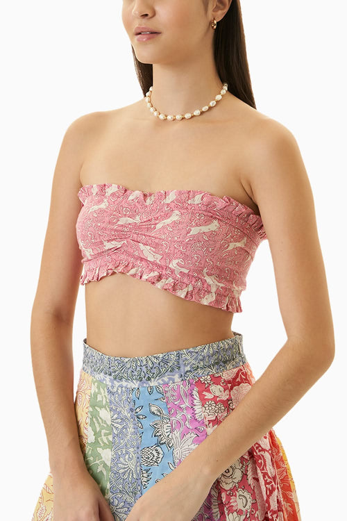 Pink Jaipur Beach Top