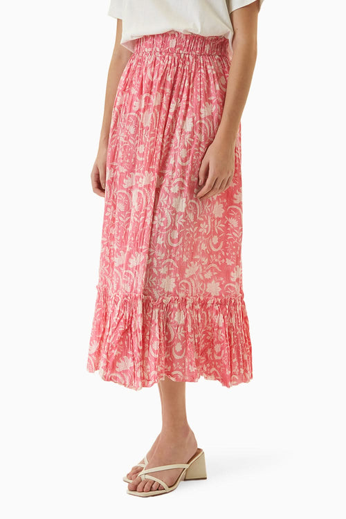 Pink Mysore Skirt