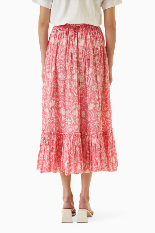 Pink Mysore Skirt