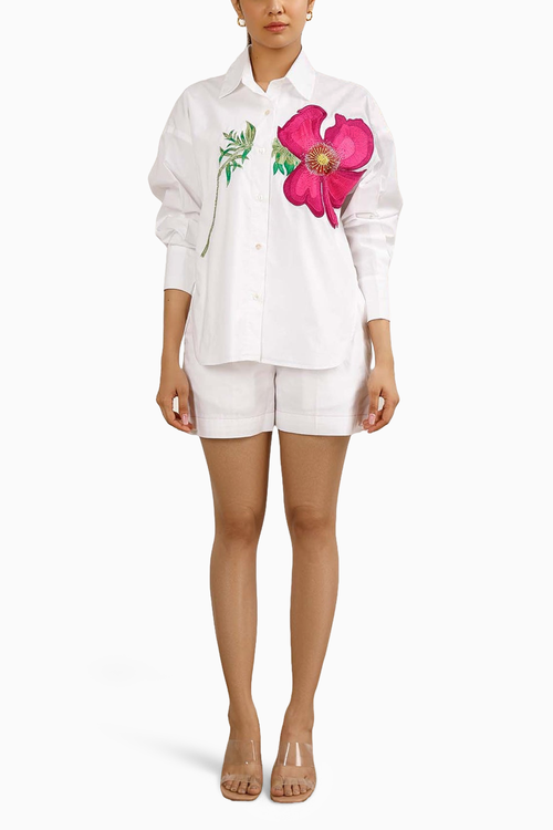 Pink Poppy Oversized Shirt
