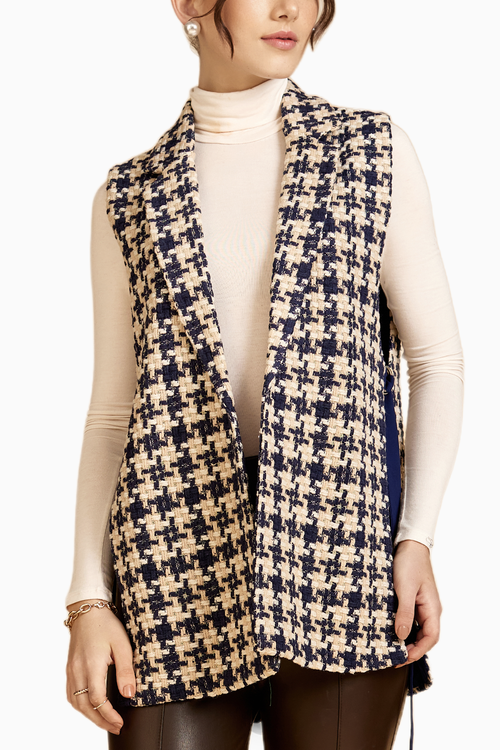 Blue Houndstound Waistcoat