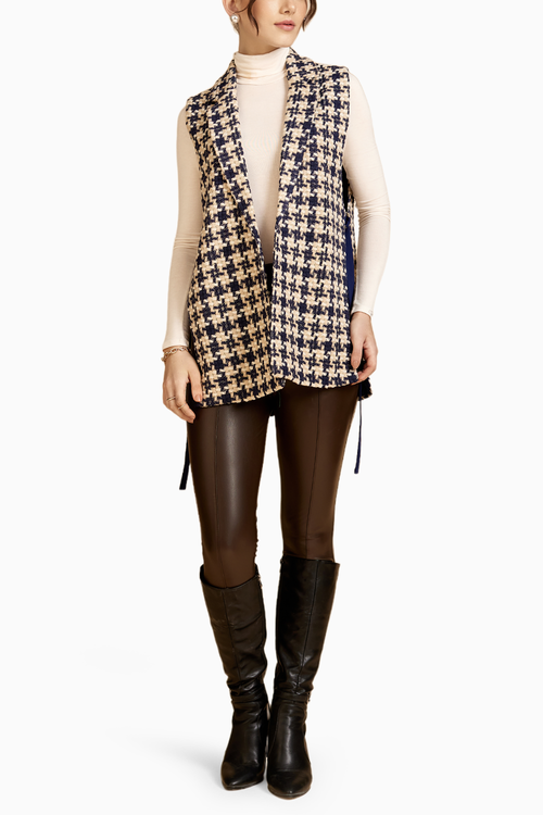 Blue Houndstound Waistcoat