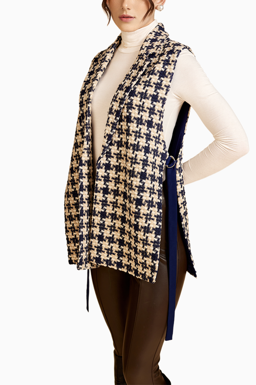 Blue Houndstound Waistcoat