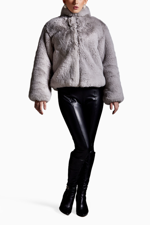 Stone Fur Jacket