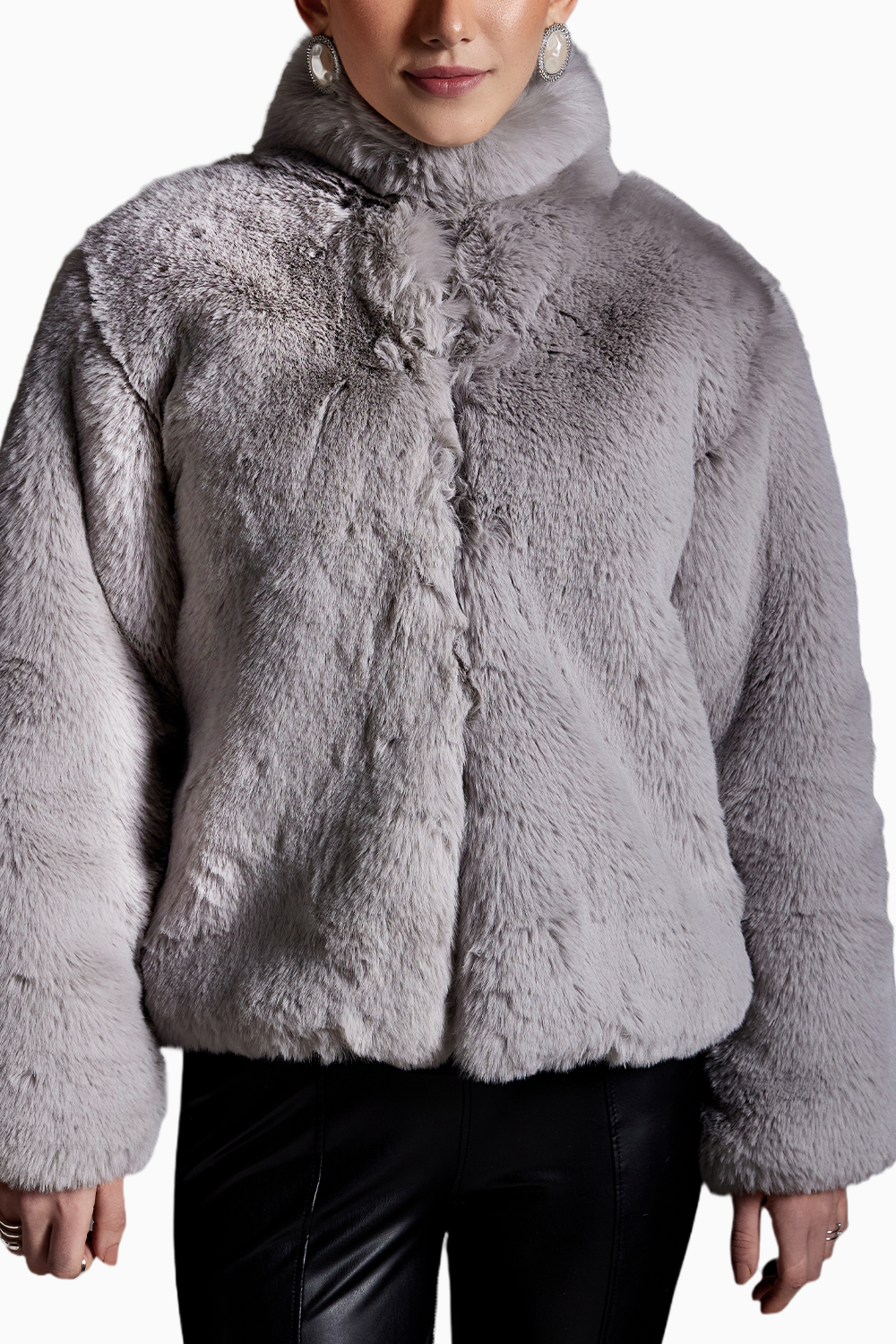 Stone Fur Jacket