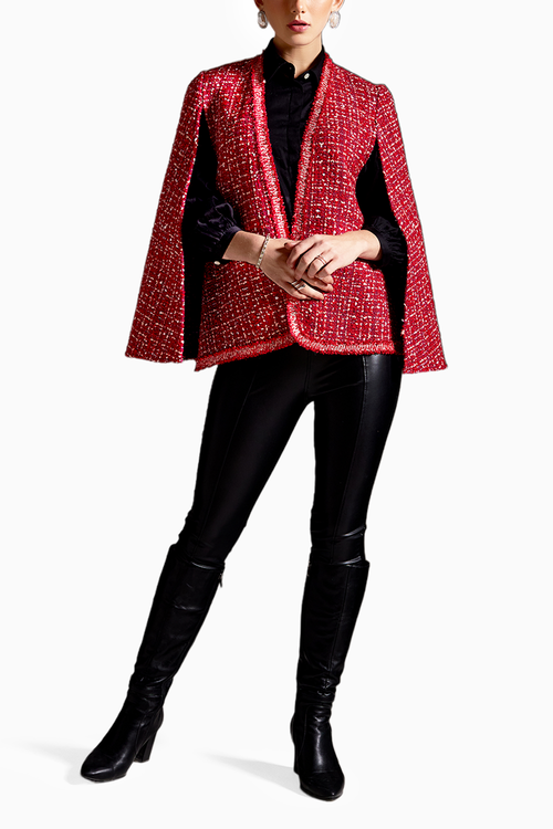 Red Scarlet Blaire Cape
