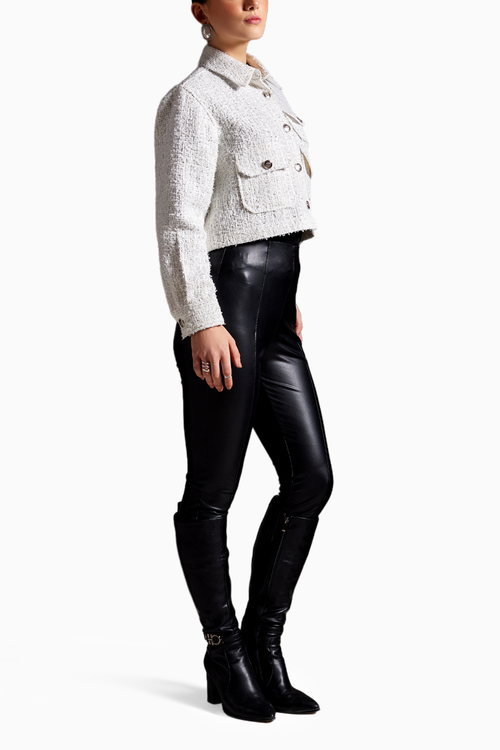 Pure Pearl Tweed Jacket